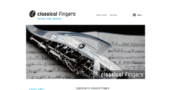 Desktop Screenshot of classicalfingers.com